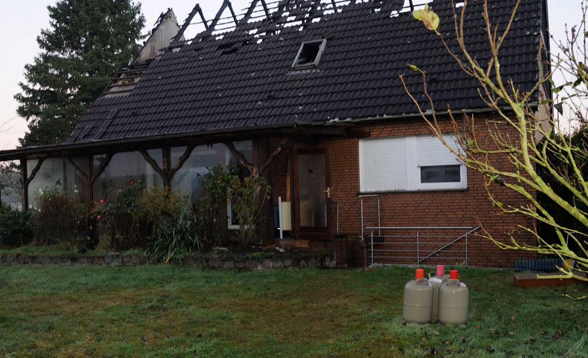 UPDATE zum Brand eines Einfamilienhauses in Oeding
