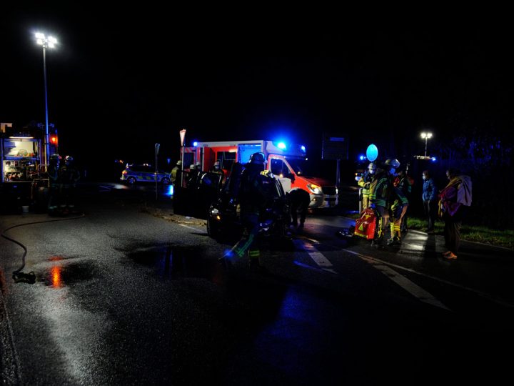 Verkehrsunfall – Sperrung der Borkener Straße Ortslage Borkenwirthe