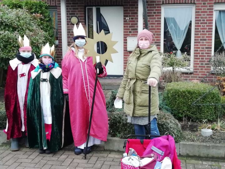 Sternsinger ziehen coronakonform durch die Gemeinde