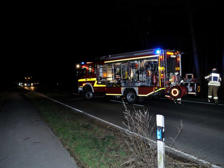 Sturmlage – Wehrleute des Löschzugs Burlo erwarten unruhige Nacht
