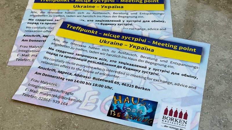Haus der Begegnung bietet Treffpunkt für ukrainische Kriegsflüchtlinge