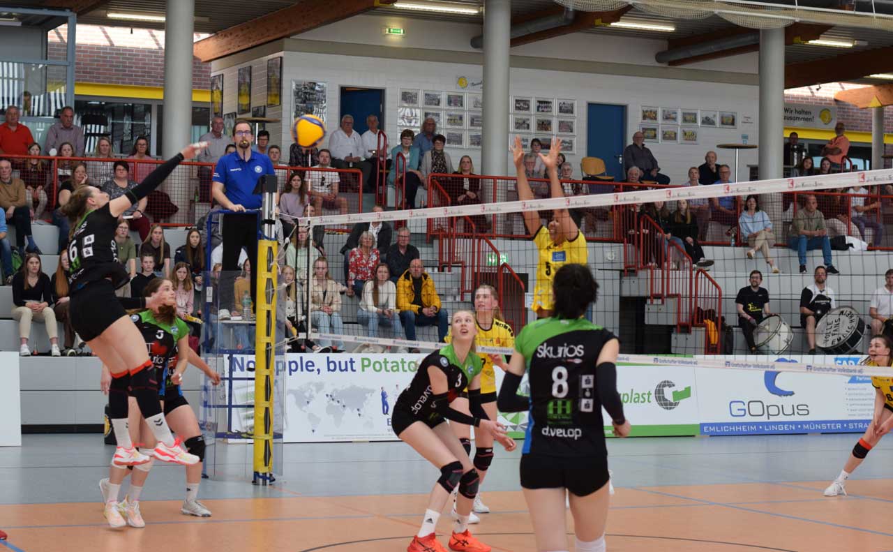 Skurios Volleys verlieren auswärts gegen Emlichheim