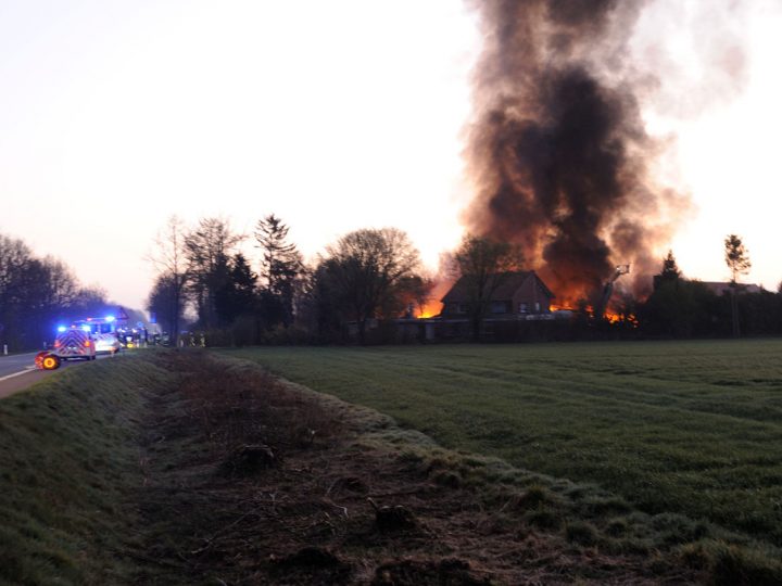 Burlo / Oeding – Aktuelle Vollsperrung der Oedinger Straße