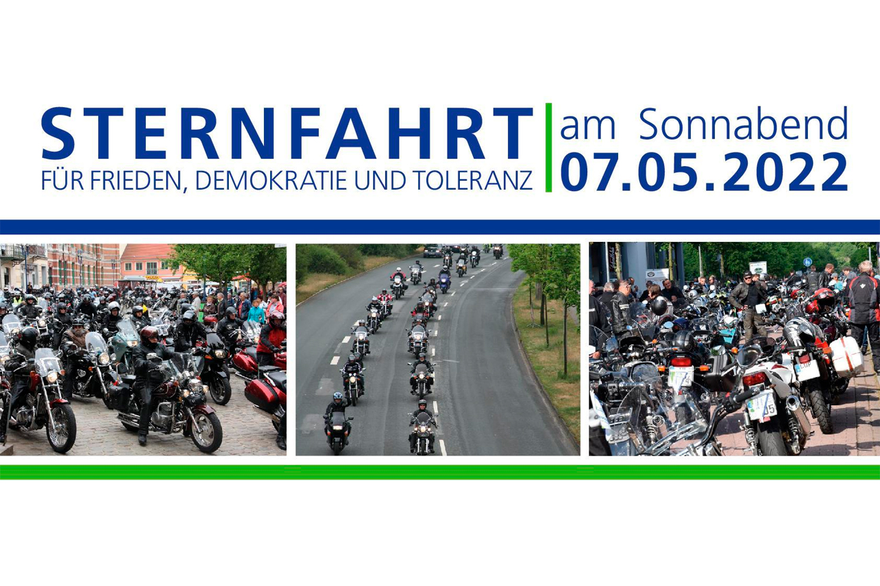 Biker-Sternfahrt für Frieden, Demokratie und Toleranz