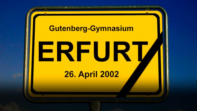Gedenken an die Opfer des Amoklaufs in Erfurt – 20. Jahrestag einer bis heute unbegreiflichen Tat