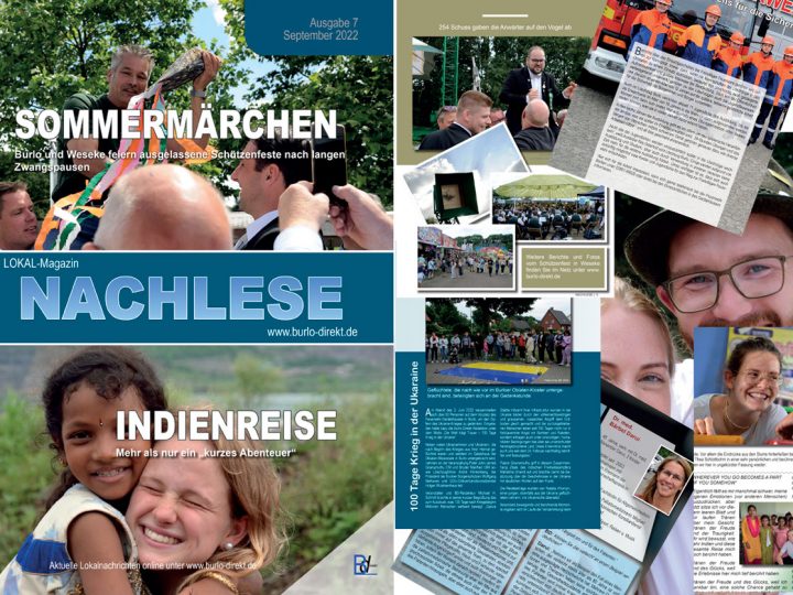 Lokalmagazin NACHLESE – Herbstausgabe ab 15.09.2022 in den Auslagestellen
