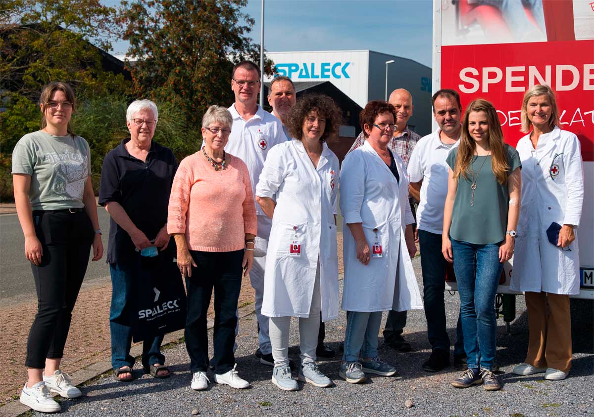 Mit großem Erfolg – Bocholter Maschinenbauer Spaleck lädt Belegschaft zum Blutspenden ein