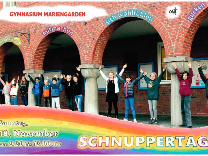 Ankündigung | Schnuppertag im Gymnasium Mariengarden