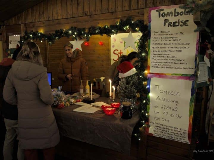 Weihnachtsmarkt Burlo – St. Marien Kindergarten sucht Tombola-Gewinner*innen