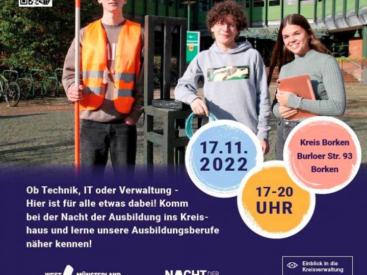 Nacht der Ausbildung 2022 – Kreis Borken ebenfalls mit dabei