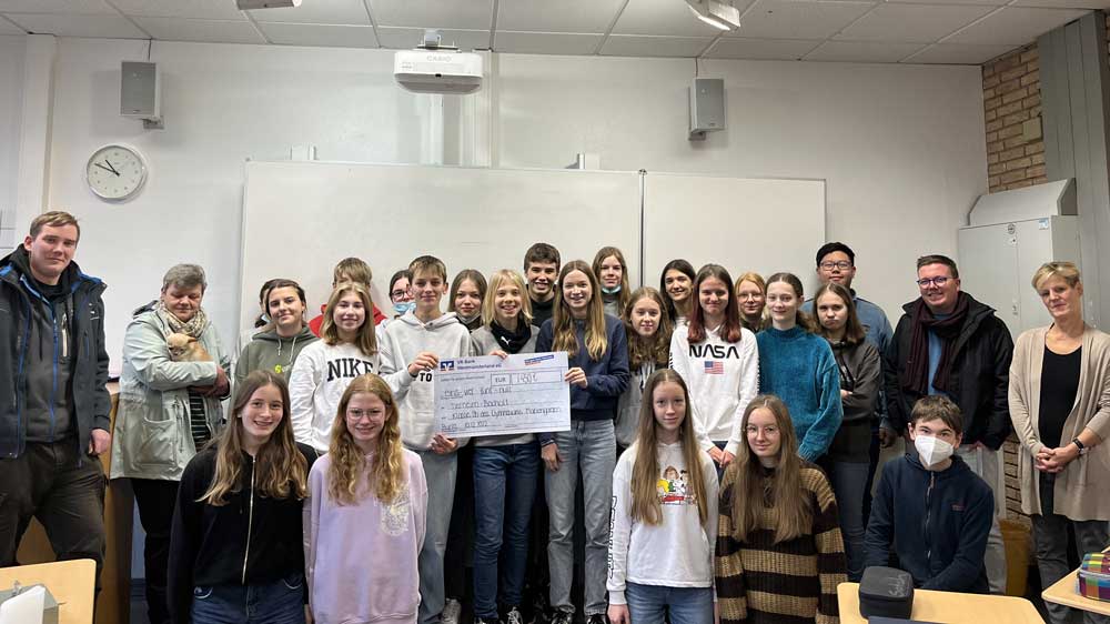 Gymnasium Mariengarden – Spendenaktion zugunsten des Bocholter Tierheims