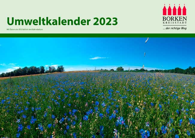 Umweltkalender 2023 – Haushalte sollen bis Ende 2022 beliefert werden