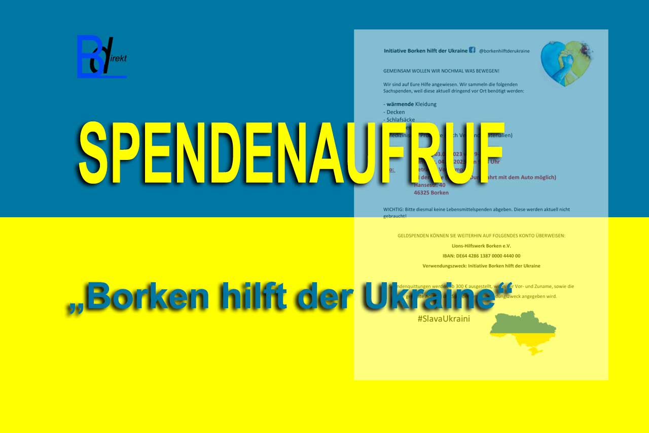 Initiative “Borken hilft der Ukraine” will nochmal etwas bewegen