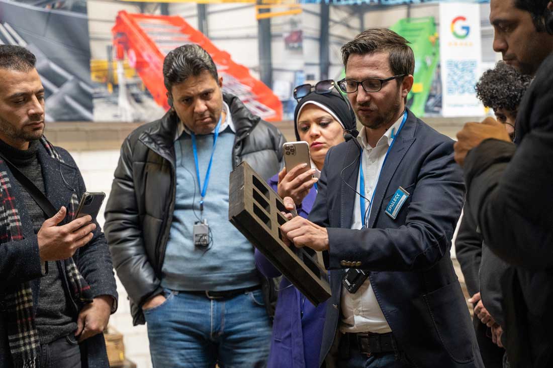 Neueste Recyclingtechnik im Fokus – Ägyptische Delegation zu Gast bei SPALECK