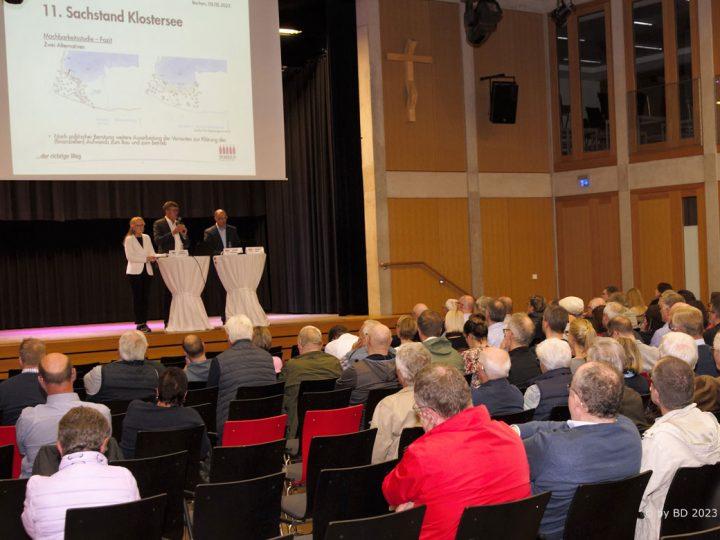 Bürgerversammlung in Burlo – Lebhafte Diskussionen zum Themenfeld Klostersee