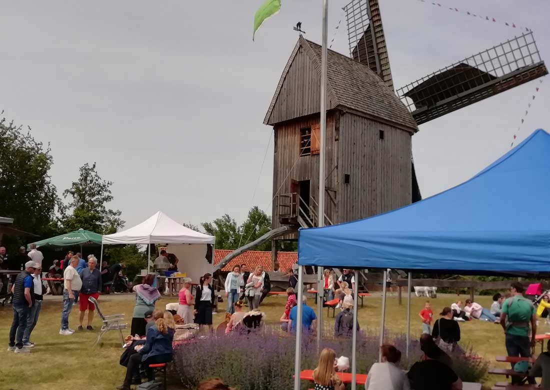 Bockwindmühle in Weseke - Mühlenfest erneut gut besucht - Foto: © BD/mhs