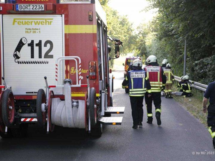 Löschzug Weseke – Üben für den Ernstfall unter realistischen Bedingungen