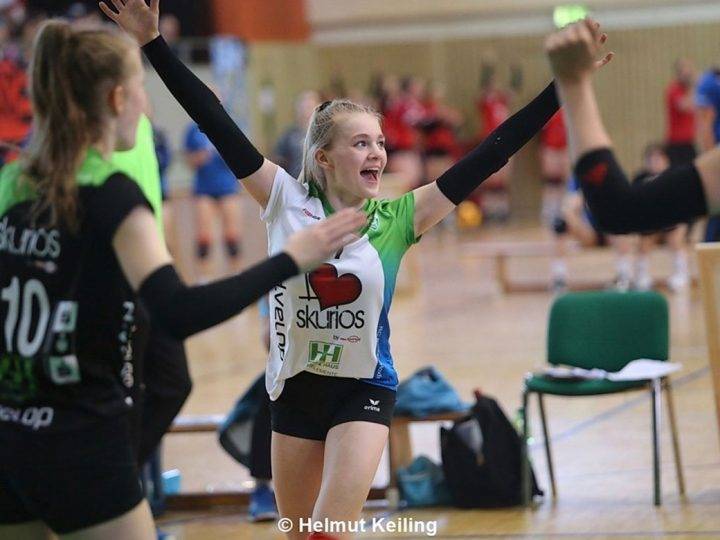 Mia Feldhaus komplettiert das Jugend-Trio bei den Skurios Volleys