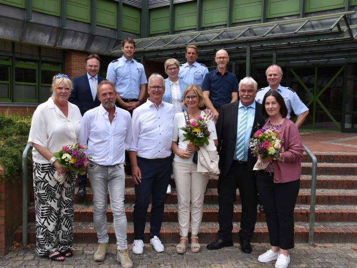 Ab in den wohlverdienten Ruhestand – Drei Hauptkommissare verabschiedet