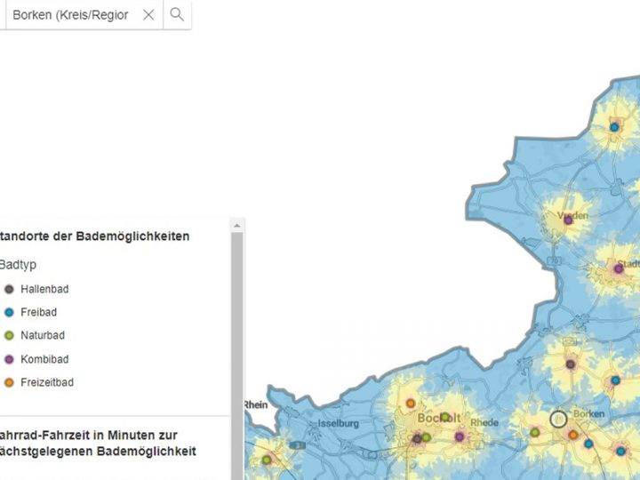 Interessante Bademöglichkeiten im Kreis Borken und in Nordrhein-Westfalen