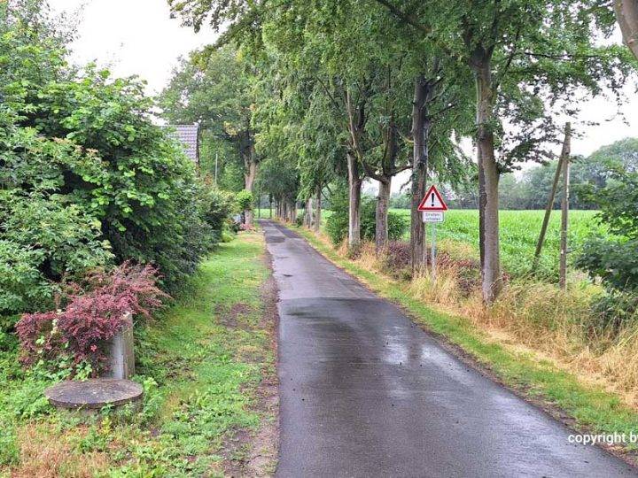 Straßen- und Wegesanierung in Burlo – Ist das Kunst oder kann das weg?