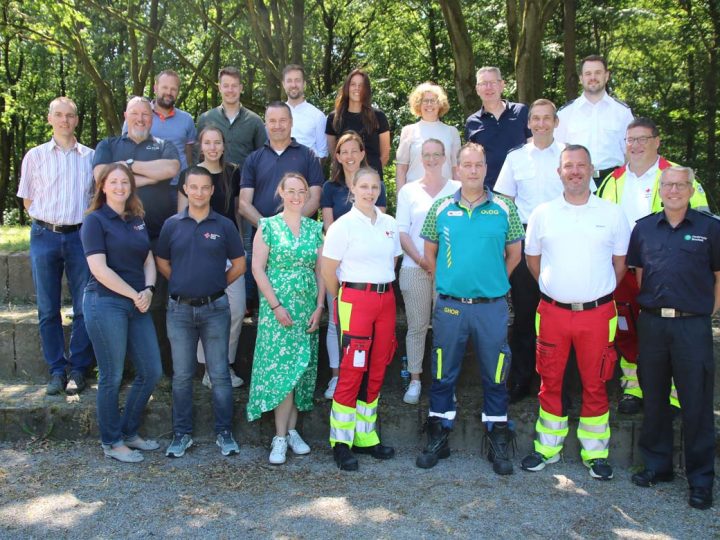 Grenzüberschreitende Übung zwischen den deutschen und niederländischen Rettungsdiensten
