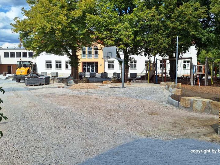 Astrid Lindgren Grundschule – Umbau des Schulhofs im Zeitplan