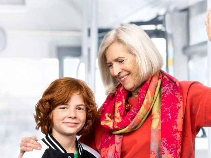 Mit dem ElternKindTicket kostenlos den Schulweg üben