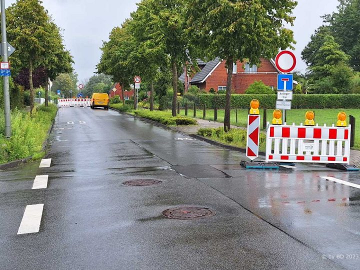 Nichts geht mehr – K40 in Burlo nun für die Dauer von fünf Wochen gesperrt