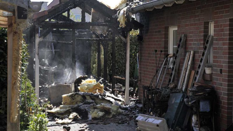 Update zum Brand am Klostersee – Flammen griffen auf Wohngebäude über