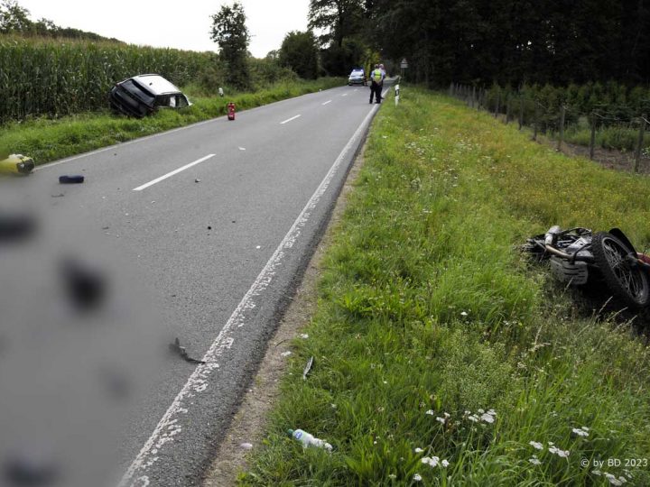 Südlohn | Kradfahrer in den Morgenstunden bei Verkehrsunfall tödlich verletzt