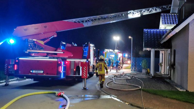 Weseke – Brand eines Einfamilienhauses nach vorangegangenem Einbruch