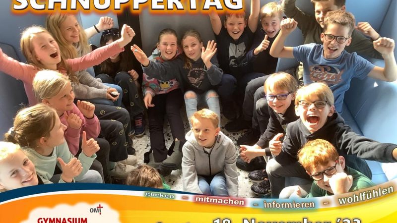 Samstag ist „Schnuppertag“ – Gymnasium Mariengarden lädt ein