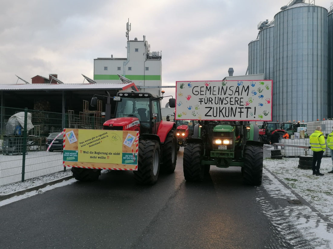 Sternfahrt der Landwirte nach Münster – Verkehrsstörungen im Kreis Borken erwartet