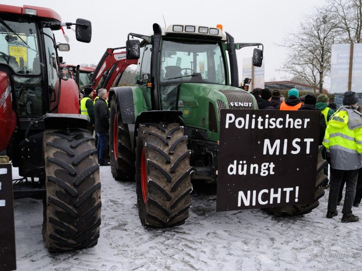 Polizeiliche Zwischenbilanz / Protestaktionen der Landwirtschaft nahezu störungsfrei