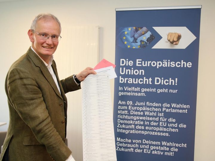 Europawahl 2024 – Wahlberechtigte, die am 9. Juni verhindert sind, sollten die Möglichkeit der Briefwahl nutzen