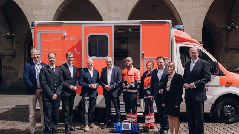 Telenotarzt-Zentrale in Münster startet Probebetrieb – Mehr als 150 Rettungswagen werden umgerüstet