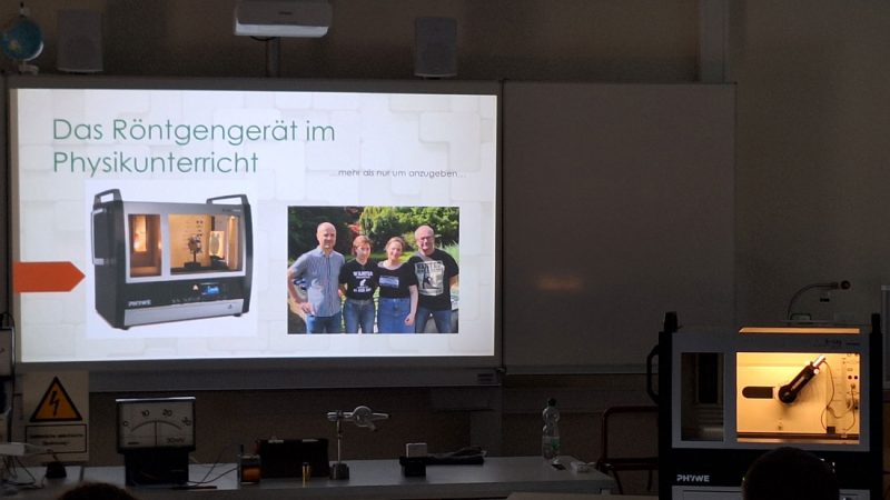 Gymnasium Mariengarden – Röntgengerät mit Spenden finanziert