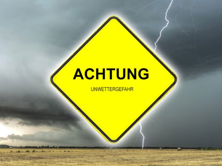 ACHTUNG – Aktuelle NINA-Unwetterwarnung für den Kreis Borken