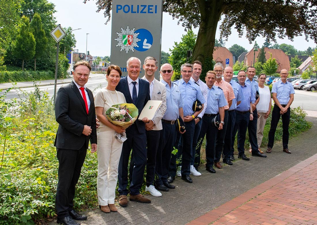 Polizeipressesprecher Frank Rentmeister in den Ruhestand verabschiedet