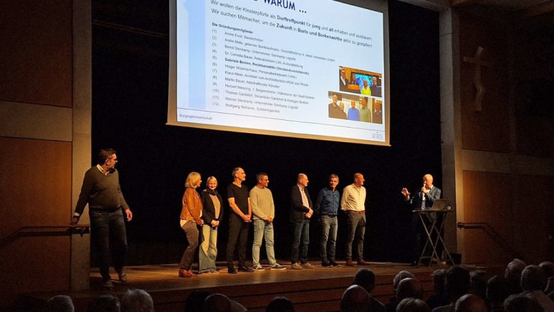 Das Gründungsteam der Genossenschaft stellt sich vor - Foto: BD/mhs 2024