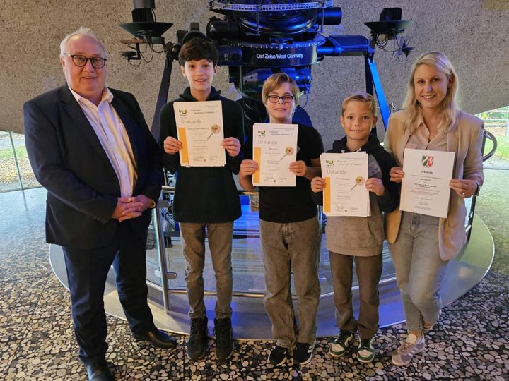 Ehrenpreis für das Gymnasium Mariengarden – Herausragende Teilnahme am Biologie-Wettbewerb