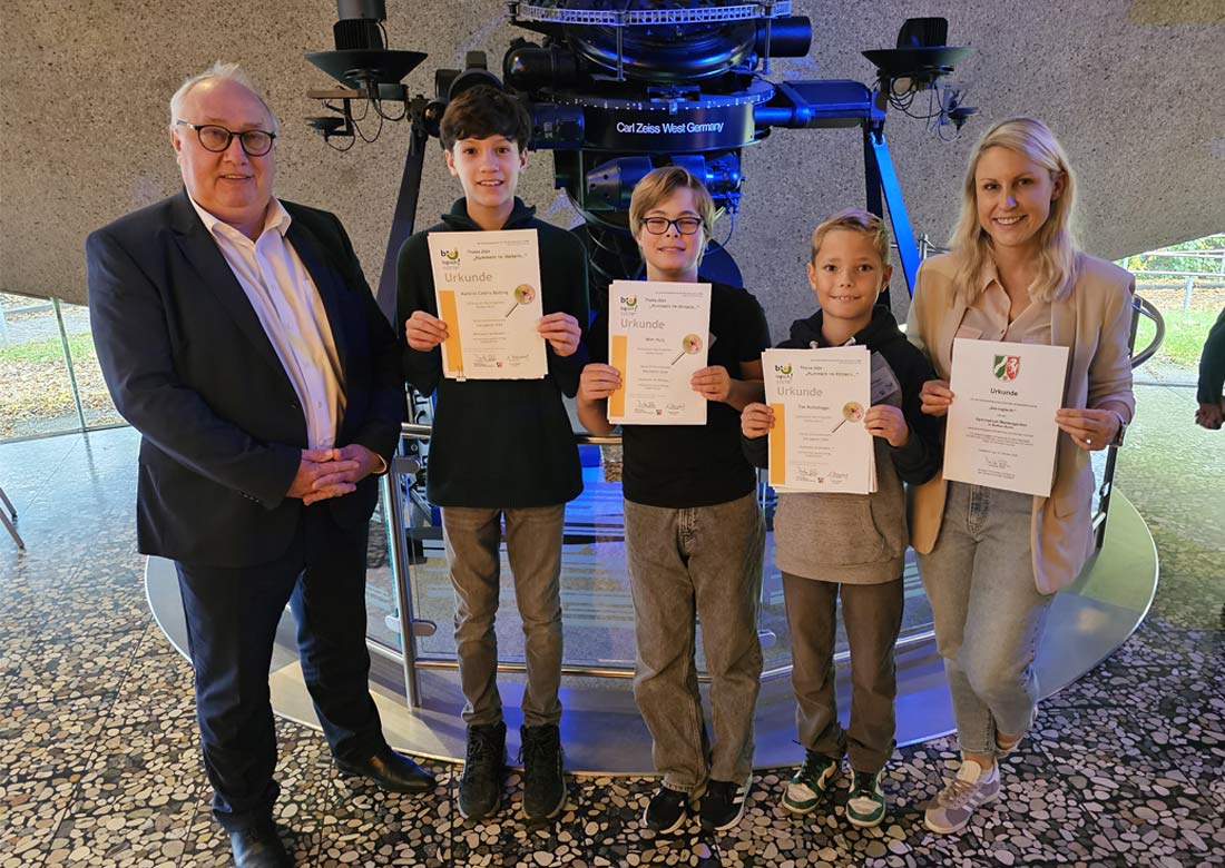 Ehrenpreis für das Gymnasium Mariengarden – Herausragende Teilnahme am Biologie-Wettbewerb
