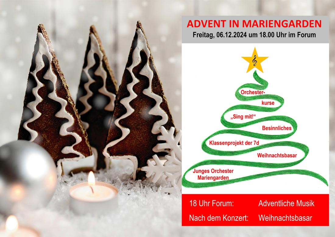 Mariengarden feiert Advent und lädt herzlich ein