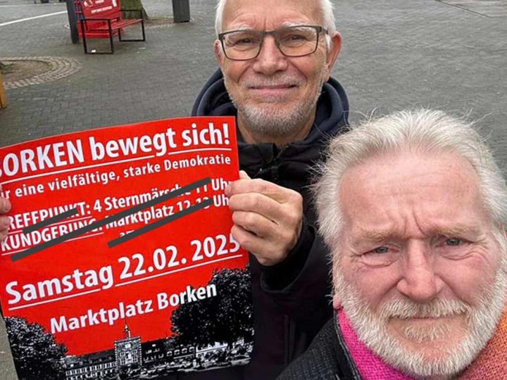 Borken bewegt sich – Sternmarsch am 22. Februar aus Sicherheitsgründen abgesagt