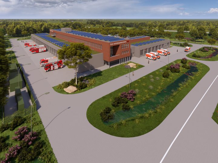 Erster Spatenstich für neue Feuer- und Rettungswache in Borken