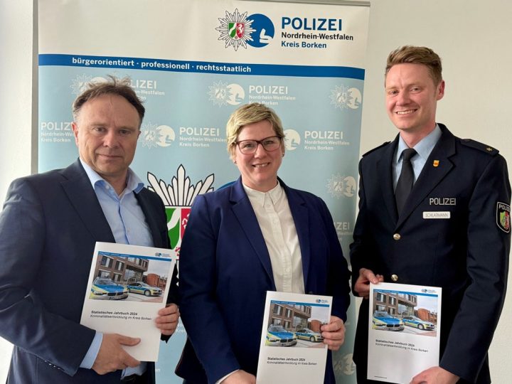 Kriminalstatistik 2024 – Ganoven haben es nicht leicht im Kreis Borken