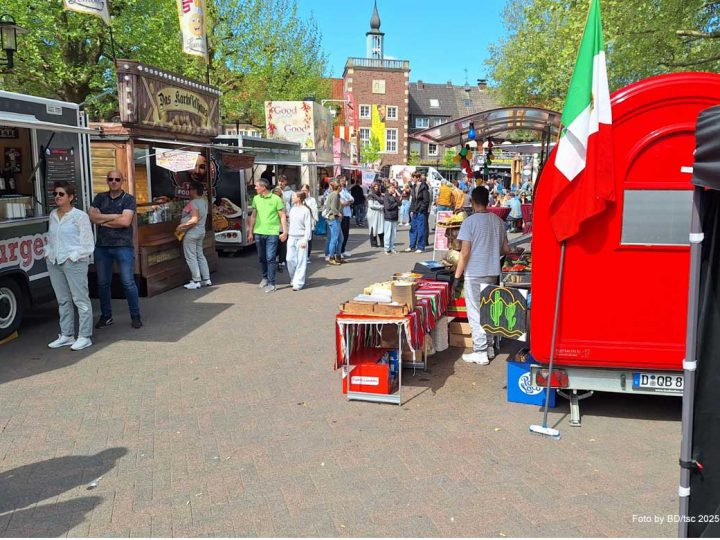 Street-Food Festival in Borken lockte mit internationalen Speisen in die City