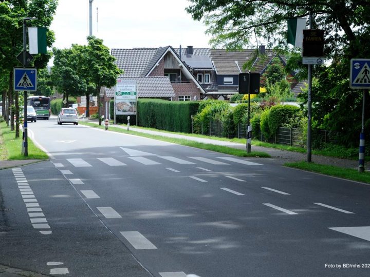 Auf der Borkener Straße (L600) in Burlo soll die Geschwindigkeit reduziert werden