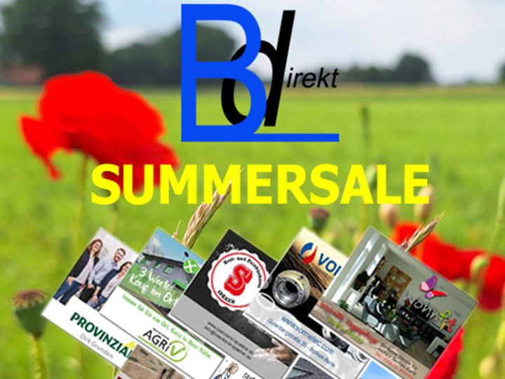SUMMER-SALE | Werbung auf Burlo-Direkt jetzt mit sattem Preisnachlass buchen